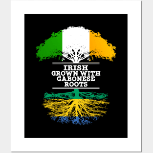 Irish Grown With Gabonese Roots - Gift for Gabonese With Roots From Gabon Posters and Art
